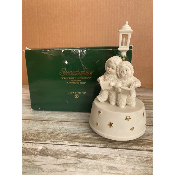 Department 56 Other - Department 56 Snowbabies “Perfect Harmony” Music Box Plays Silver Bells w/ Box
